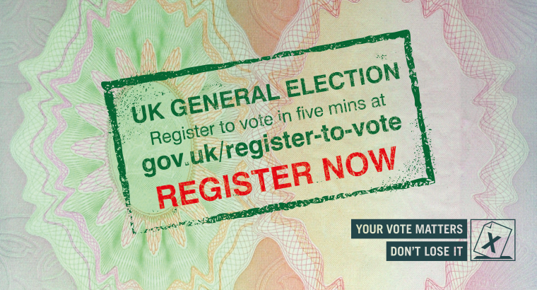 UK General Election: Register to Vote