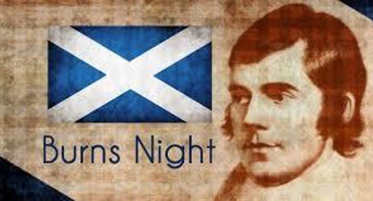 Why do Scots hold a Burns supper?