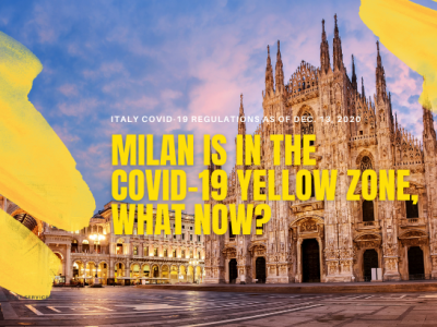 Milan is in the Covid-19 Yellow zone, what now?