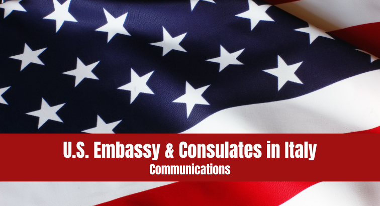 COVID-19 Information from U.S. Embassy and Consulates in Italy