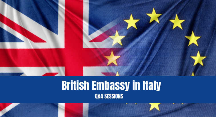 Q&A with British Embassy Italy Session 04.02.21