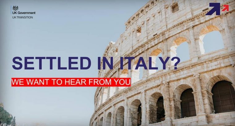 Take the Poll by British Embassy Rome for UK Nationals living in Italy