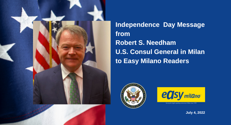 2022 Independence Day Message to Readers of Easy Milano 
