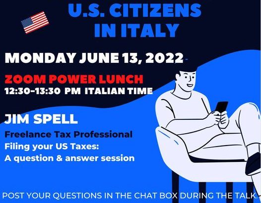 Tax talks for U.S. Citizens in Italy