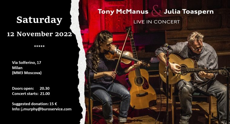 Tony McManus & Julia Toaspern live in concert