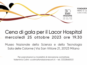 Gala Dinner for the 30th Anniversary of the Corti Foundation