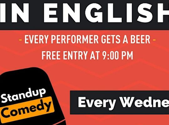 Wednesday English Standup Comedy Open Mic