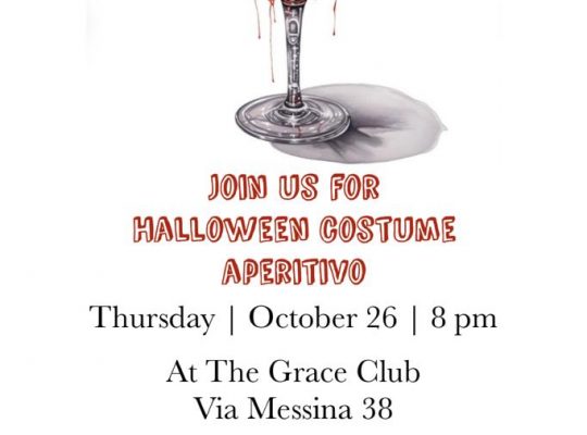 Halloween Costume Aperitivo with Benvenuto Club
