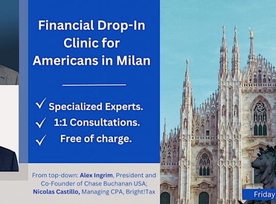 FREE US Tax and US/Italy Financial Planning Event