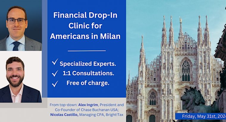 FREE US Tax and US/Italy Financial Planning Event
