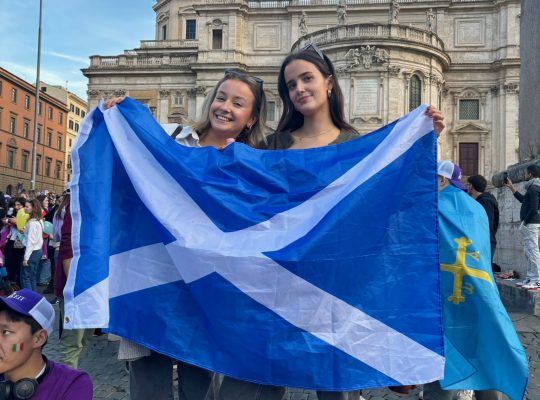 Two Scottish Students in Italy, Rabbie Burns & Street Style